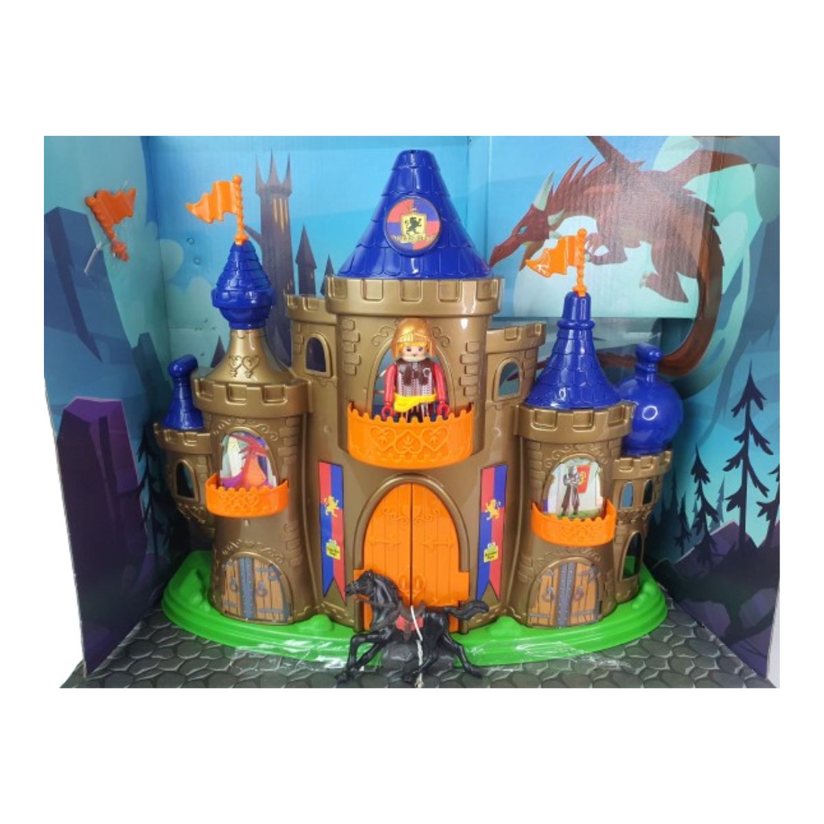 Brinquedo Castelo Medieval Cavaleiro Samba Toys Brinquedo Castelo Medieval Cavaleiro Samba Toys